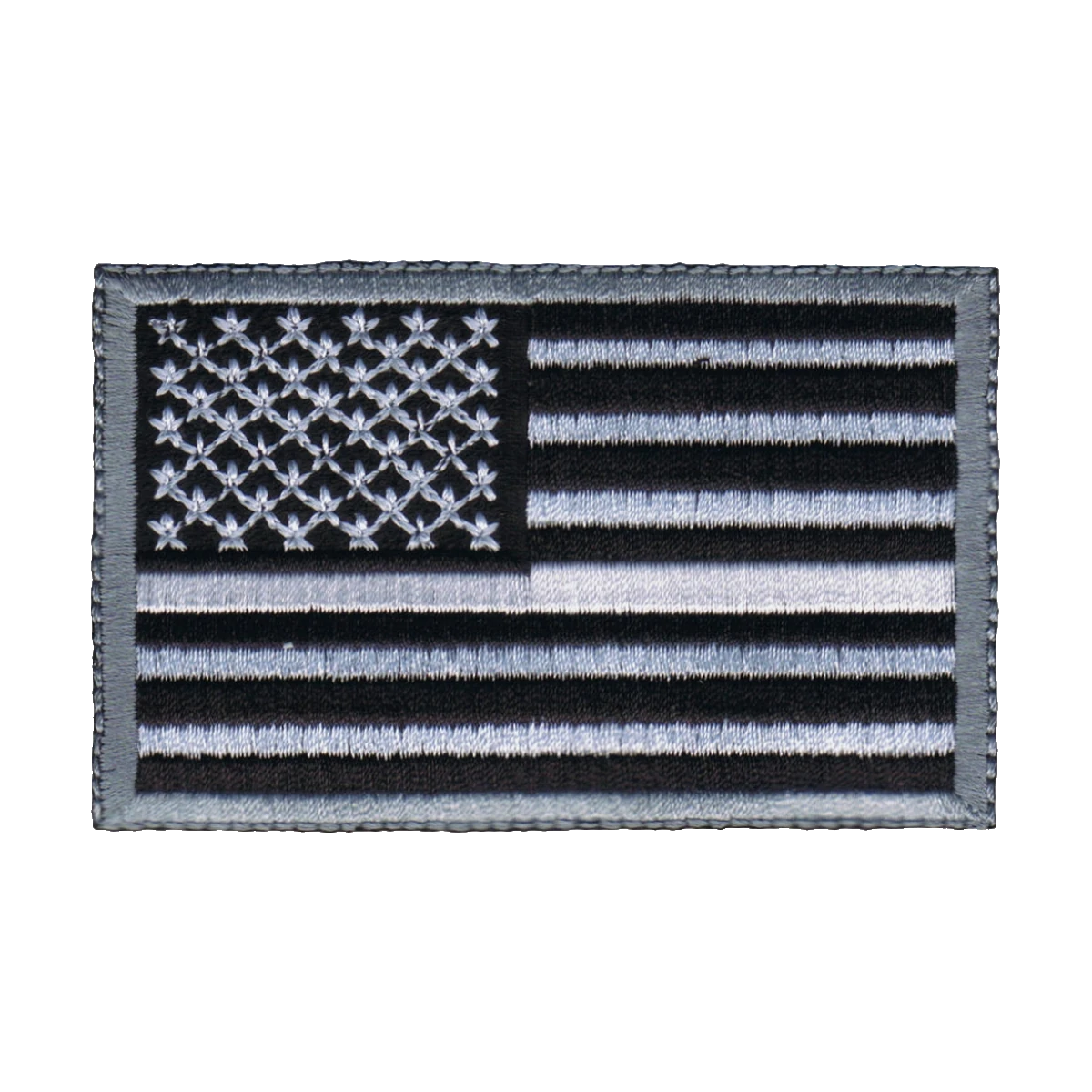 Embroidered service flag, white service line, made by Independence Embroidery in Owensville, Missouri.
