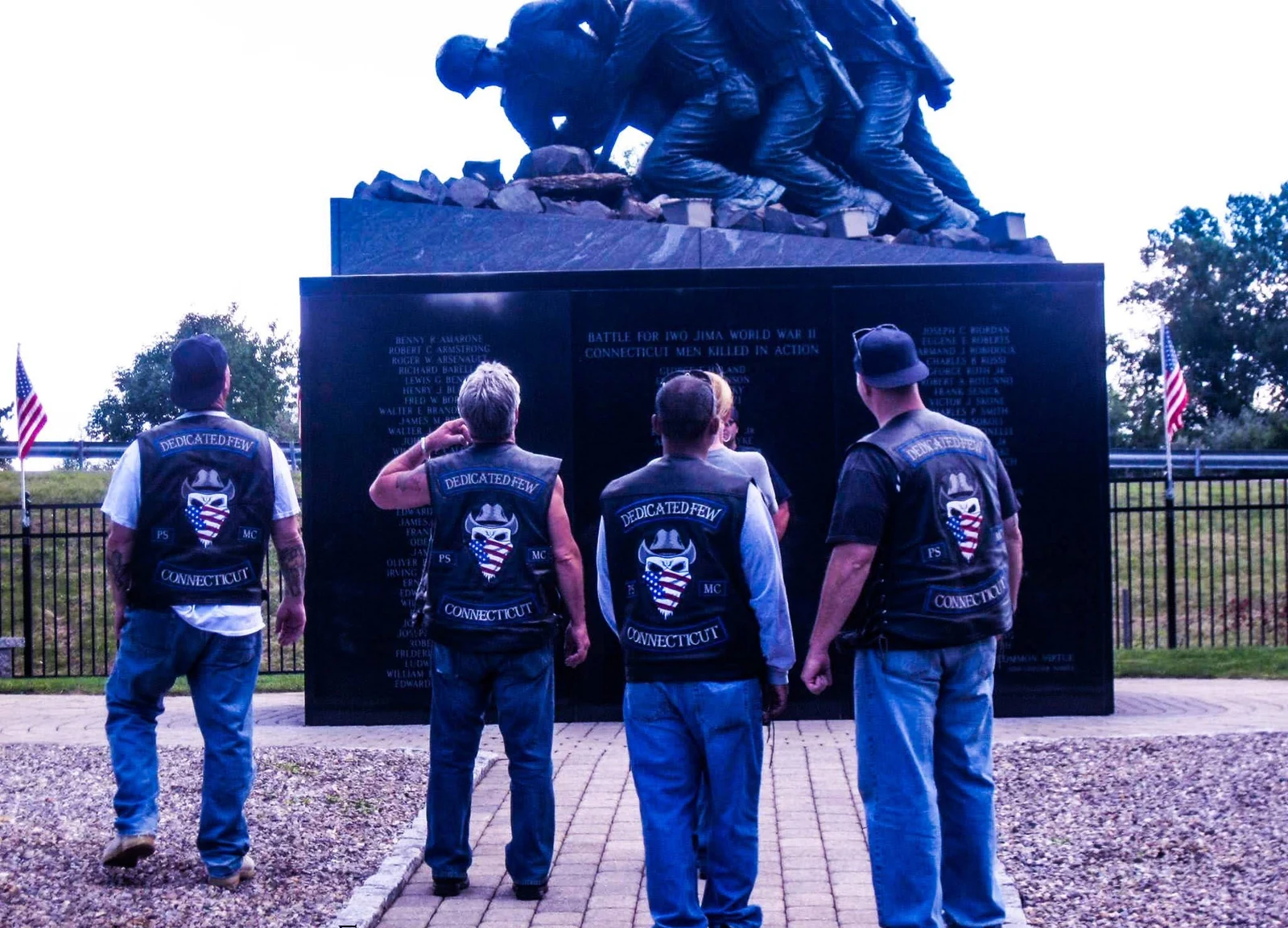 Memorial colors, embroidered by Independence Embroidery in Owensville, Missouri.